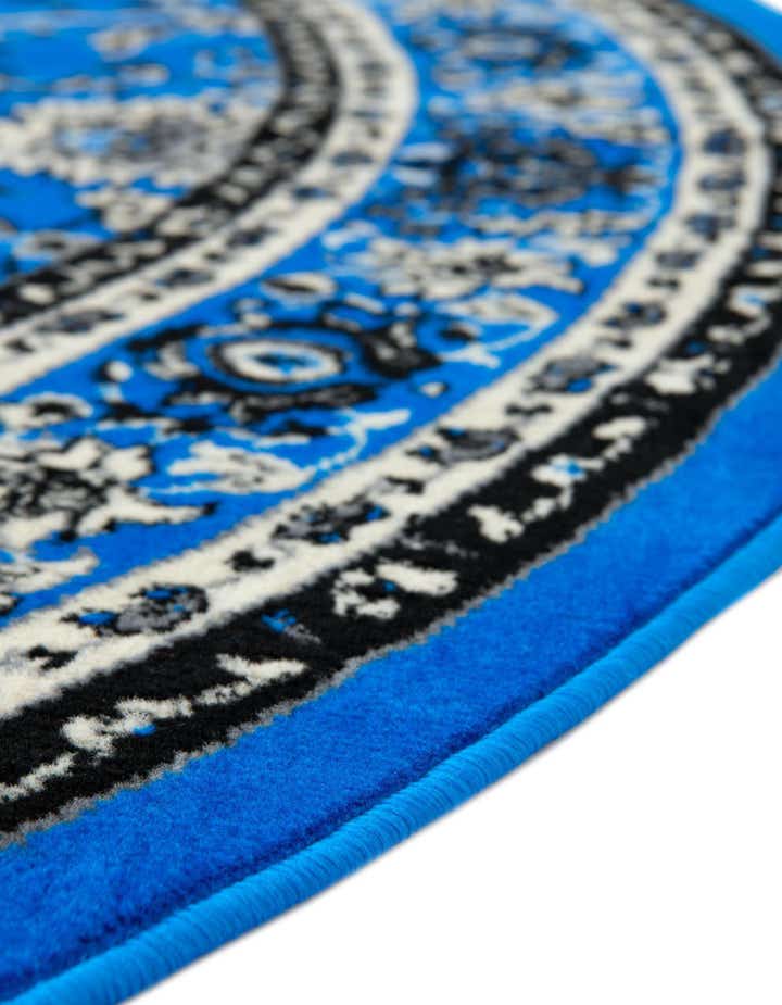5' 3 x 5' 3 Kashan Design Round Rug