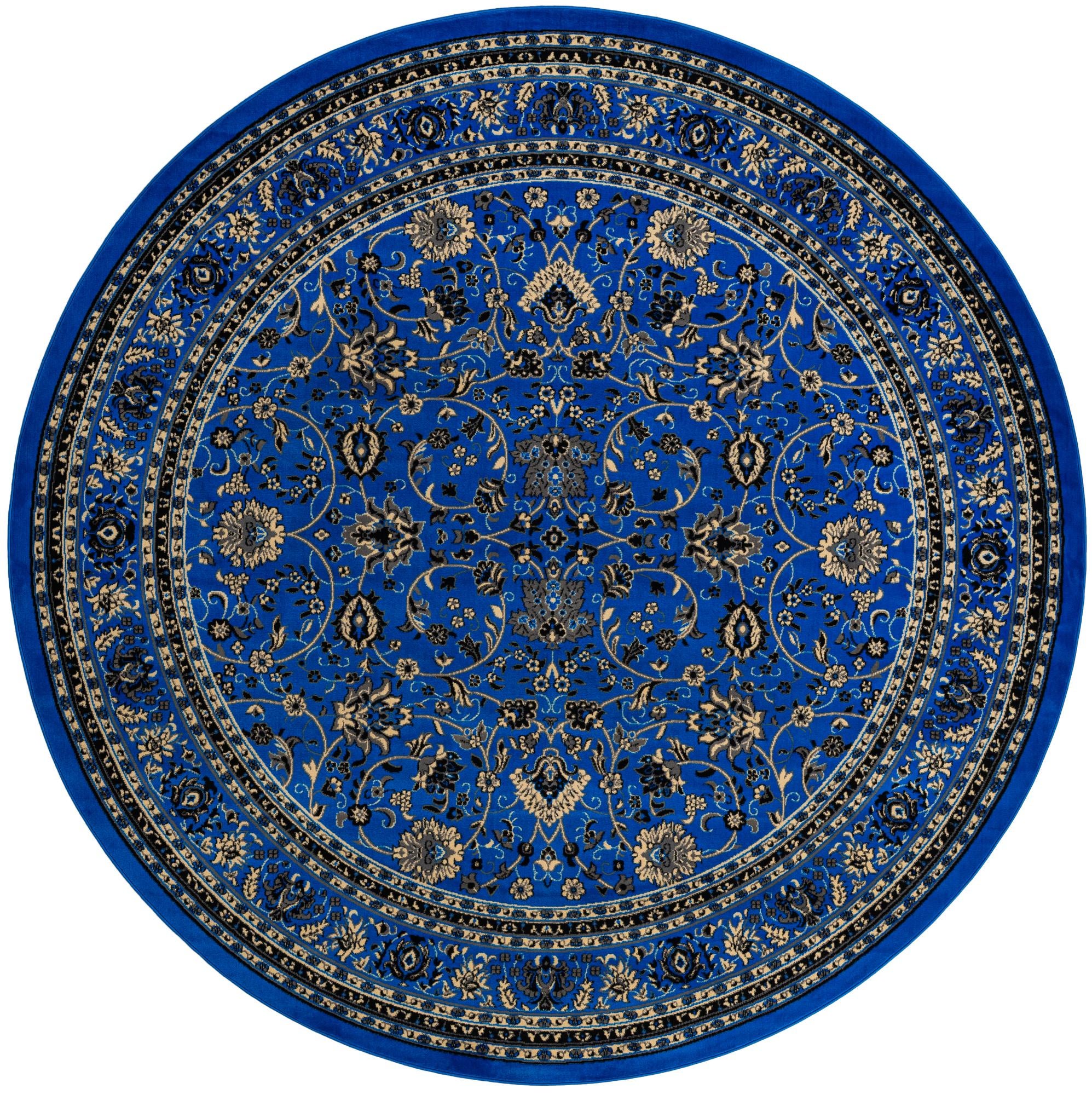 Primary image 10' x 10' Kashan Design Round Rug