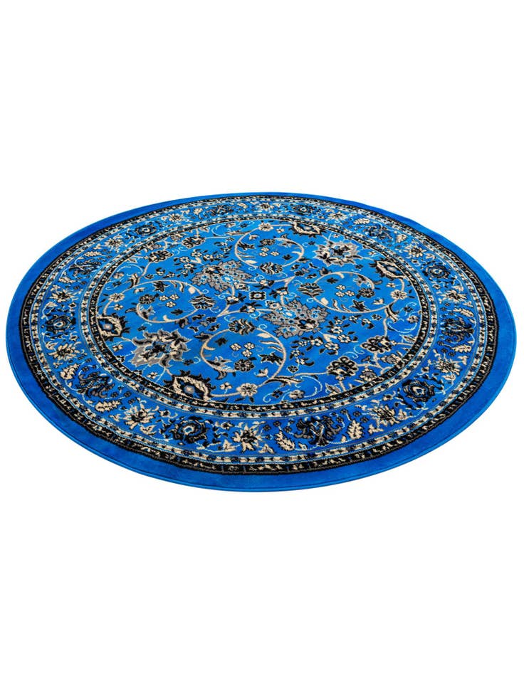 Detail image of 6' x 6' Kashan Design Round Rug