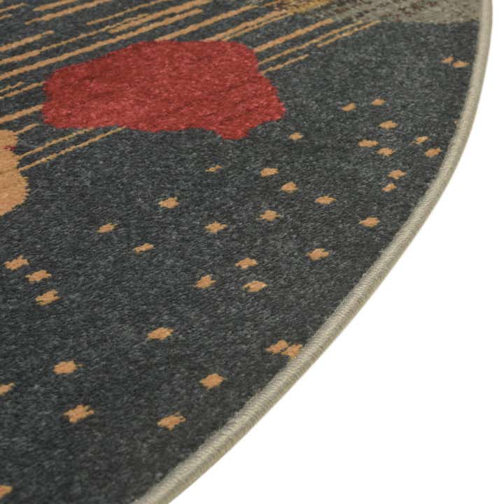 8' x 8' Kashkuli Gabbeh Round Rug