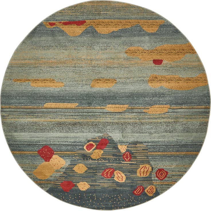 Detail image of 8' x 8' Kashkuli Gabbeh Round Rug