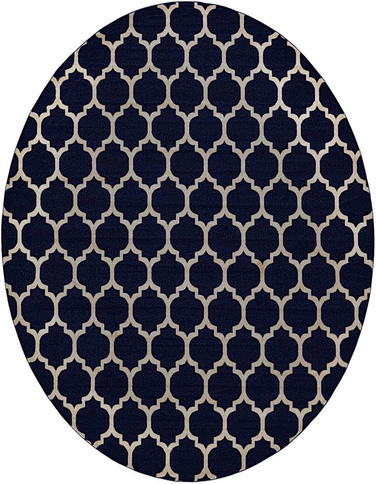 Detail image of 12' 2 x 12' 2 Lattice Round Rug