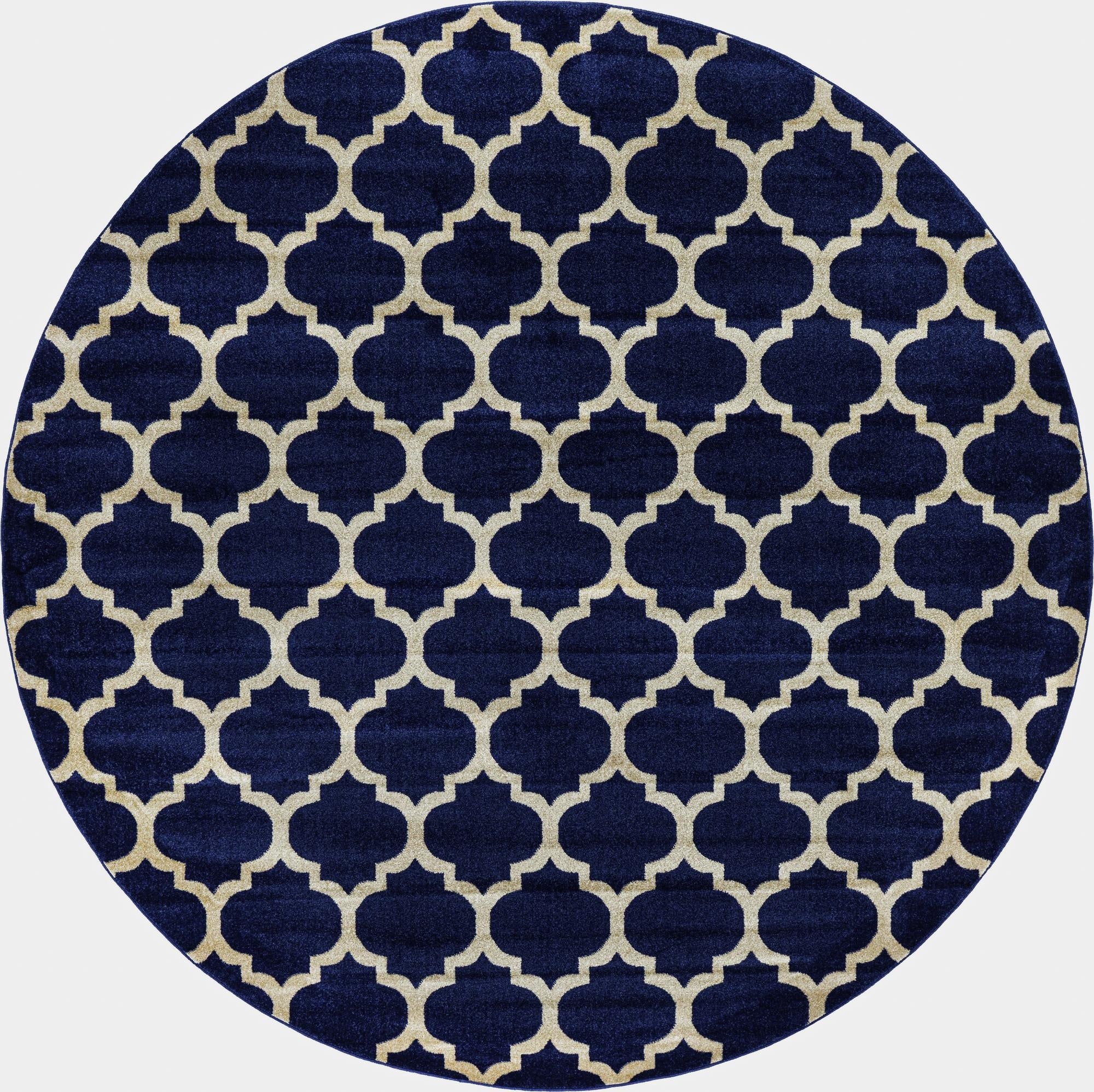 10' x 10' Lattice Round Rug