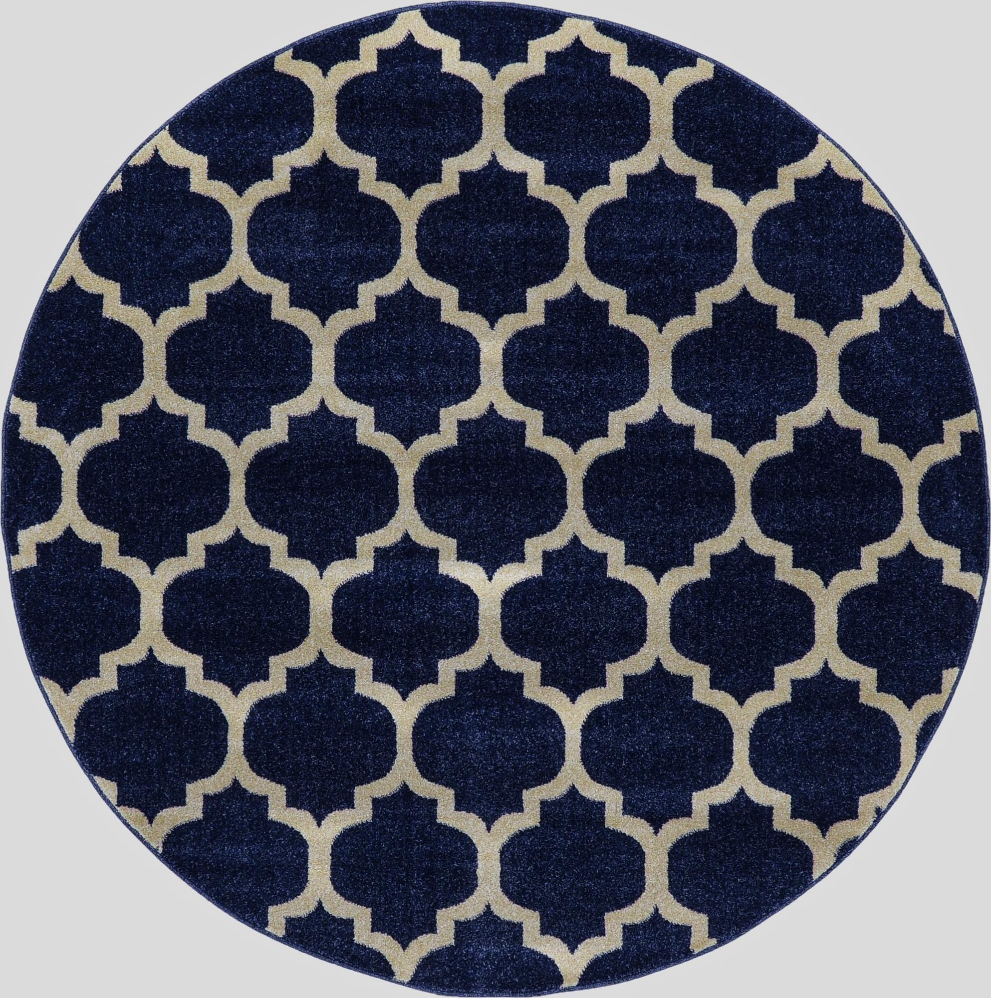 6' x 6' Lattice Round Rug