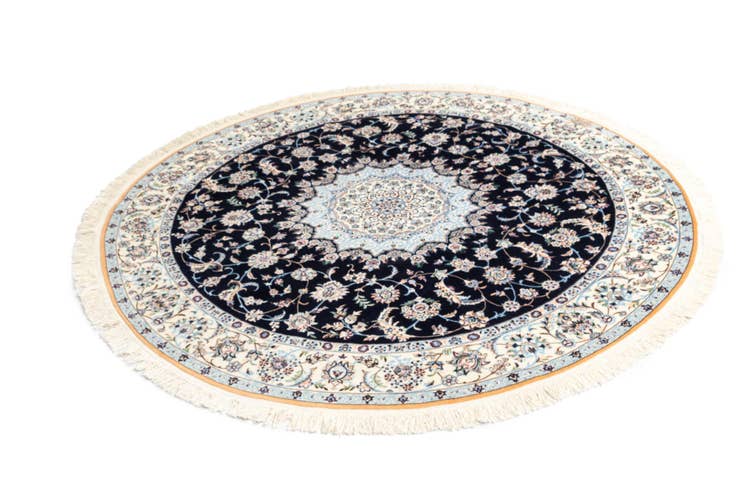 Detailfoto van 205cm x 205cm Nain Rond Vloerkleed