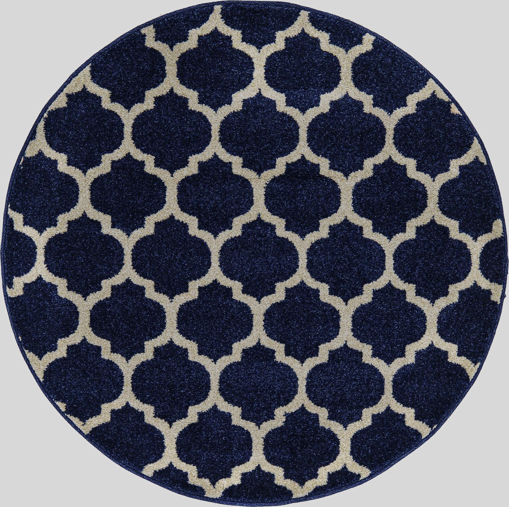 Primary image 3' x 3' Trellis Round Rug