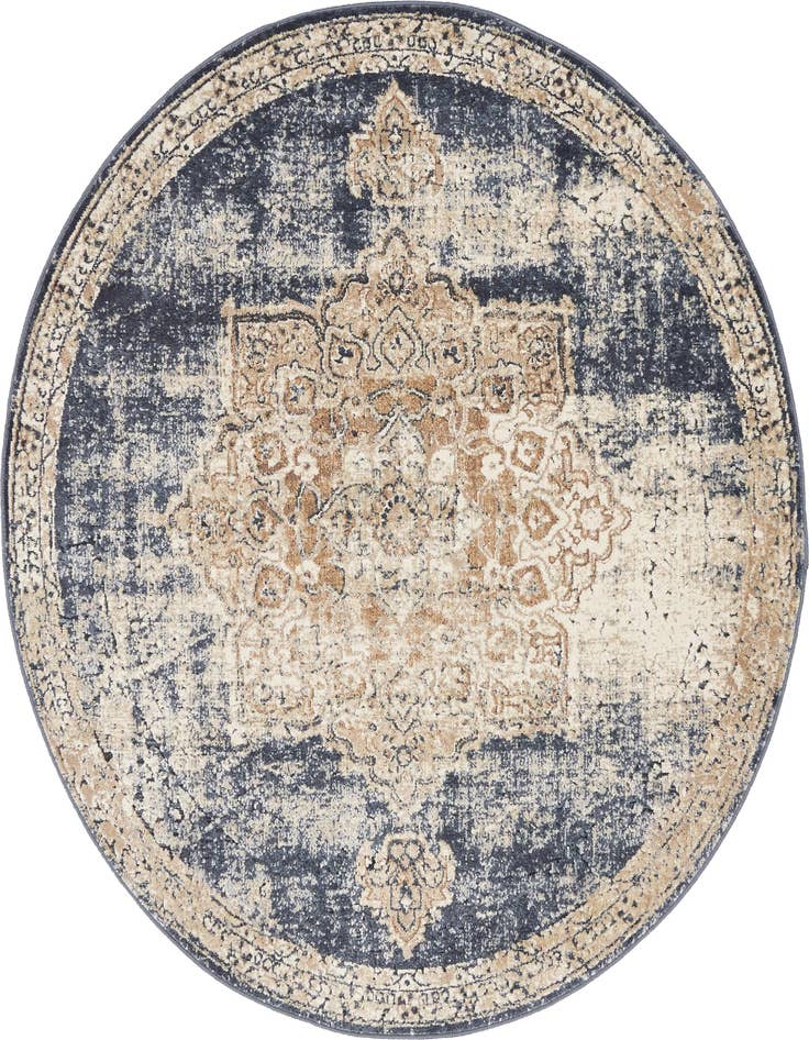 Detail image of 4' x 4' Villa Round Rug