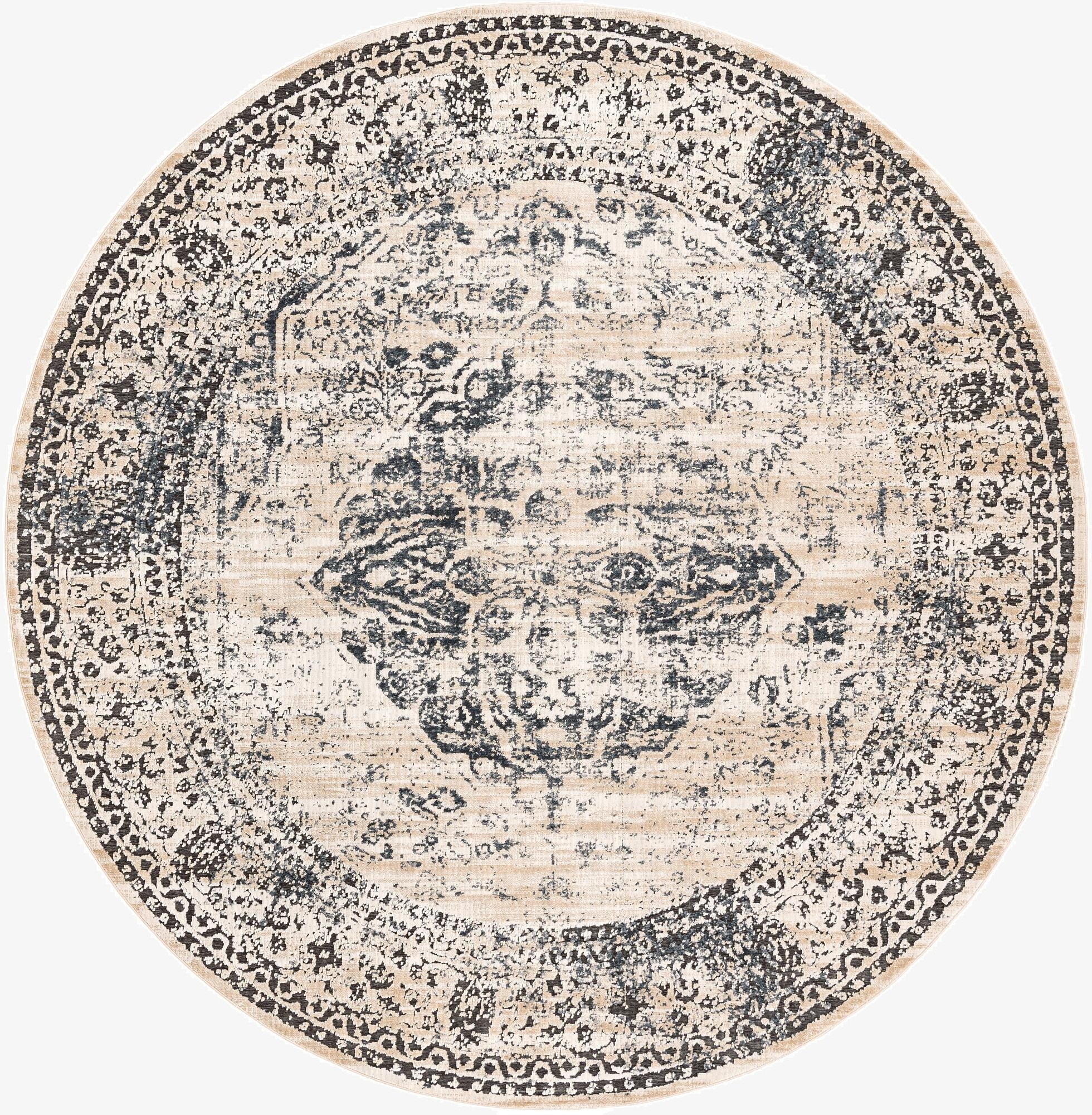 7' x 7' Villa Round Rug