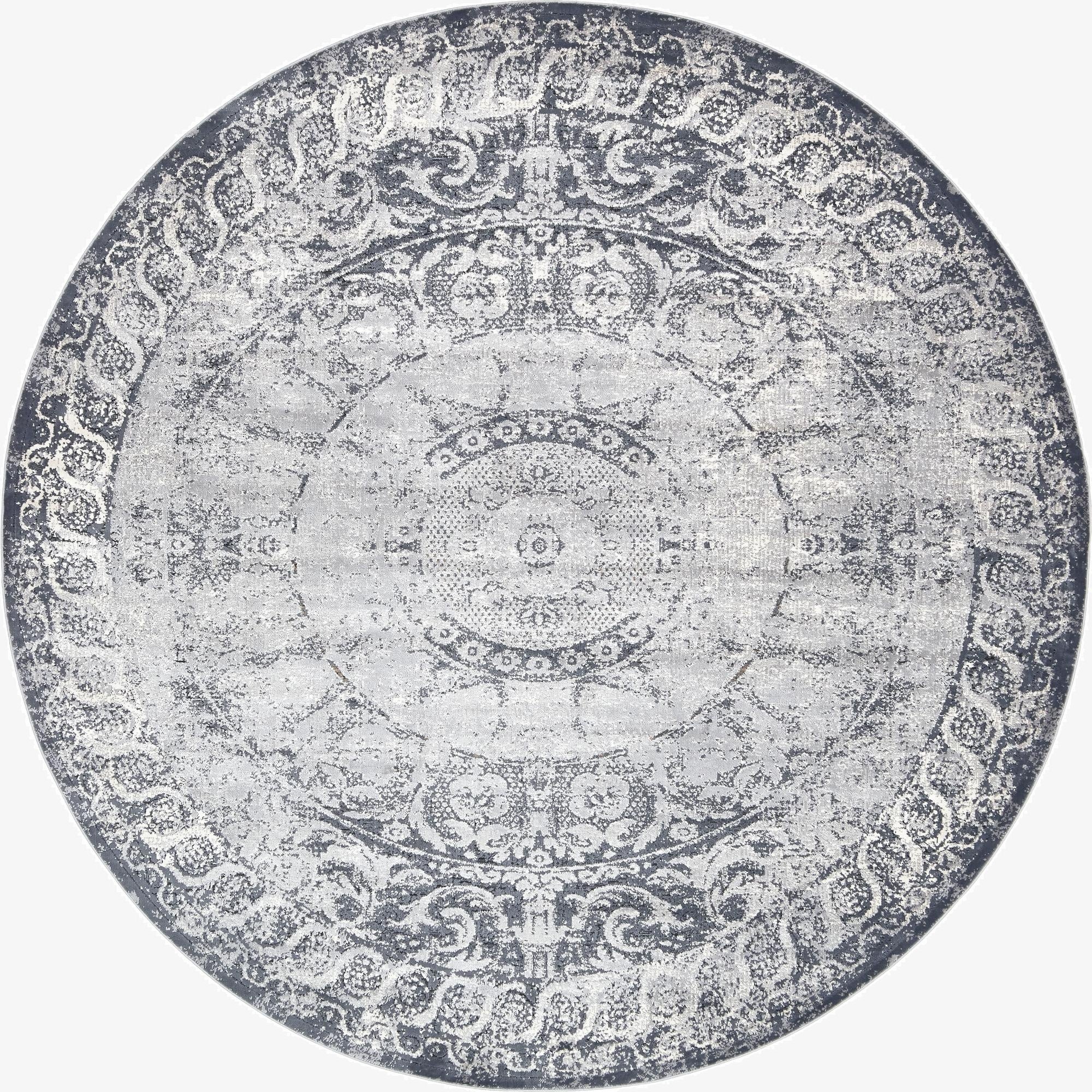 7' 10 x 7' 10 Villa Round Rug