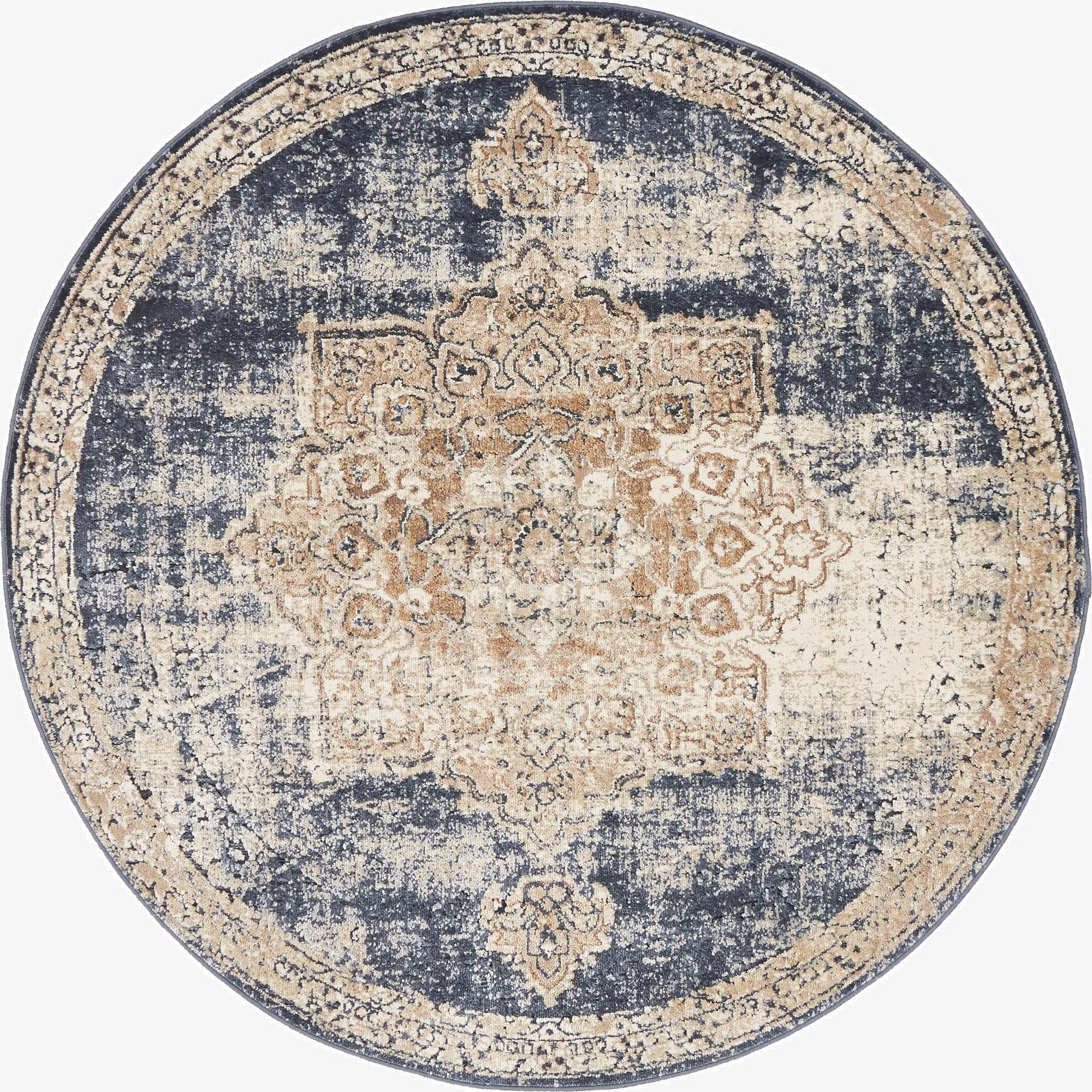 4' x 4' Villa Round Rug