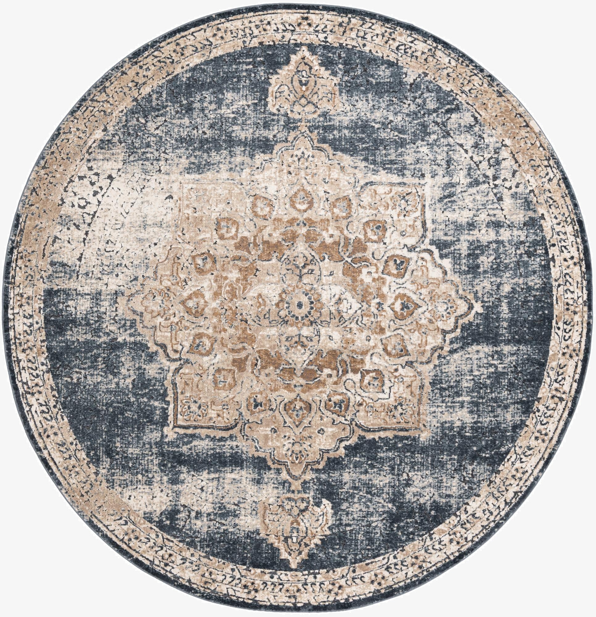 7' x 7' Villa Round Rug