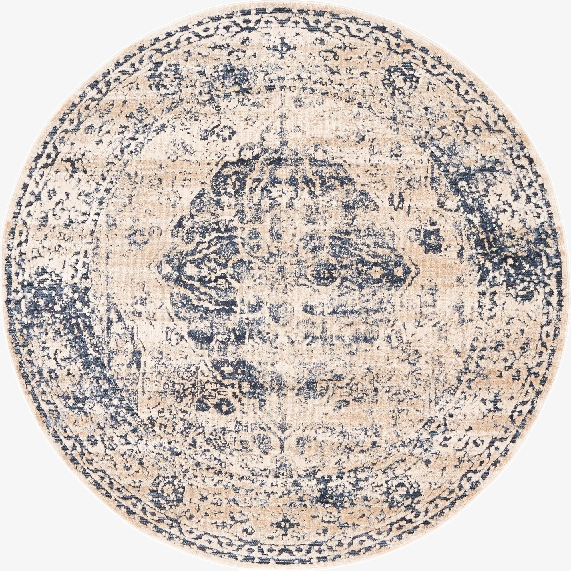4' x 4' Villa Round Rug