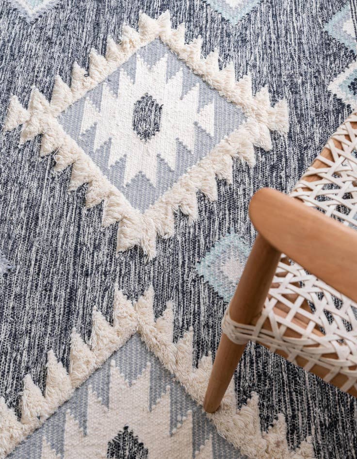 Detail image of 2' 2 x 6' 1  Hand Woven Arizona Wool Runner Rug