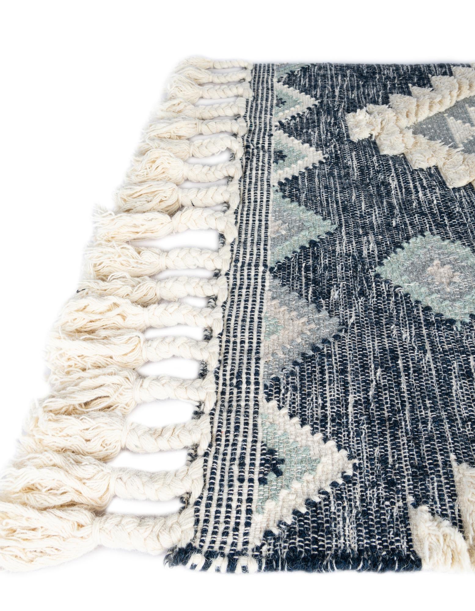 2' 2 x 6' 1 Hand Woven Arizona Wool Runner Rug