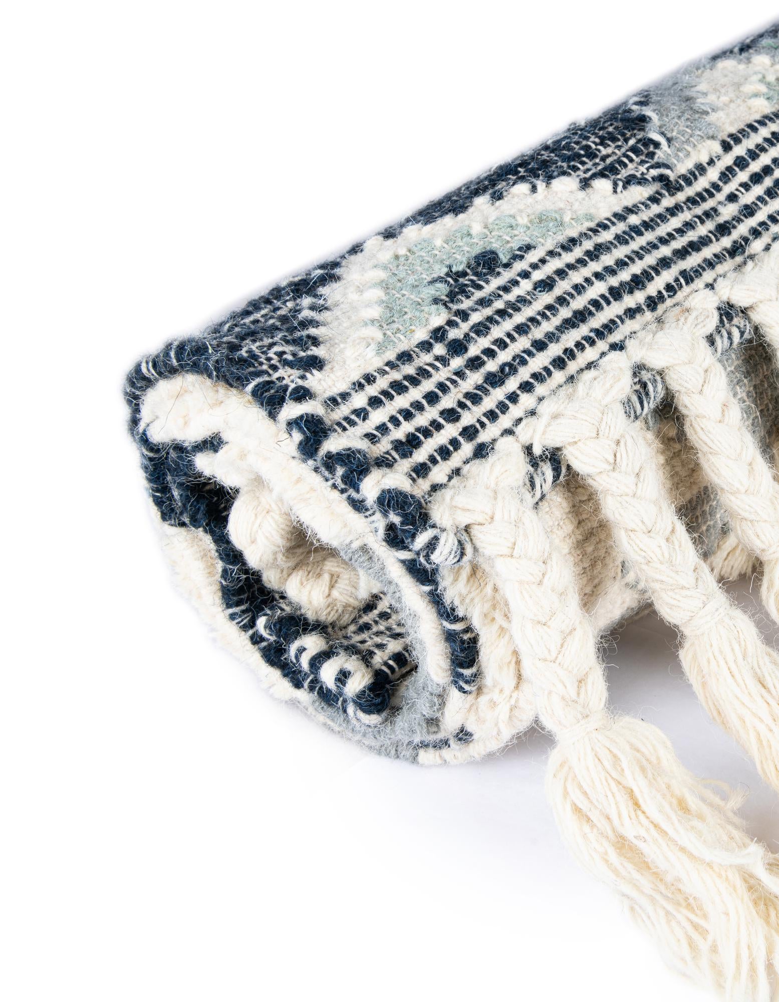 2' 2 x 6' 1 Hand Woven Arizona Wool Runner Rug