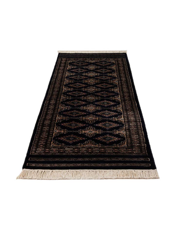 Detail image of 2' 1 x 6' 2 Hand Knotted Bokhara Oriental Runner Rug