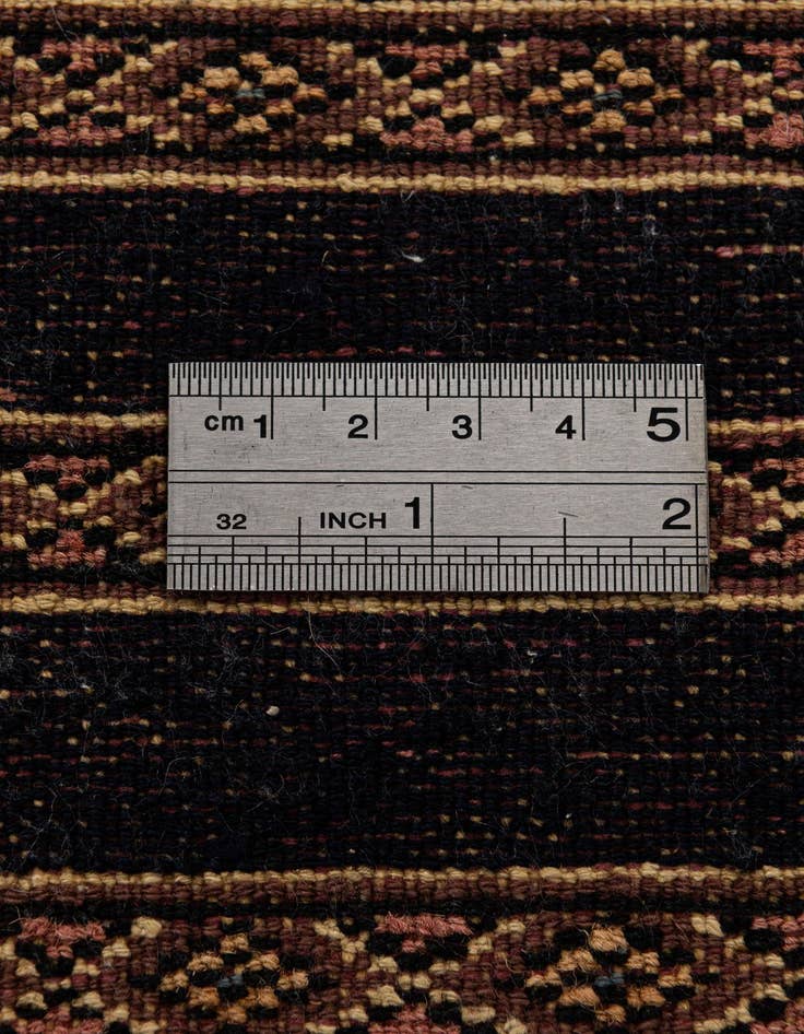 Detail image of 2' 1 x 6' 2  Hand Knotted Bokhara Oriental Runner Rug