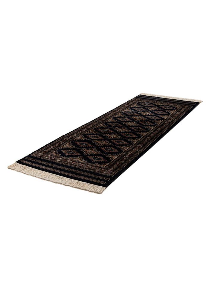 Detail image of 2' 1 x 6' 2 Hand Knotted Bokhara Oriental Runner Rug