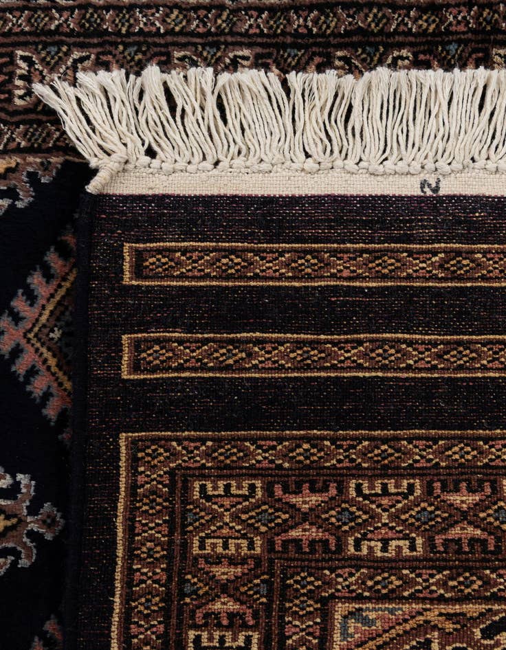 Detail image of 2' 1 x 6' 2  Hand Knotted Bokhara Oriental Runner Rug