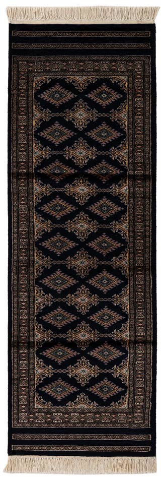 Detail image of 2' 1 x 6' 2 Hand Knotted Bokhara Oriental Runner Rug
