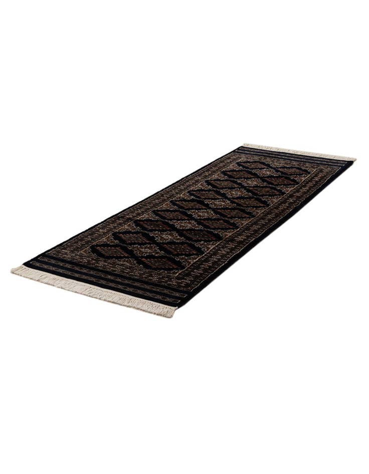 Detail image of 2' 1 x 6' 1  Hand Knotted Bokhara Oriental Runner Rug