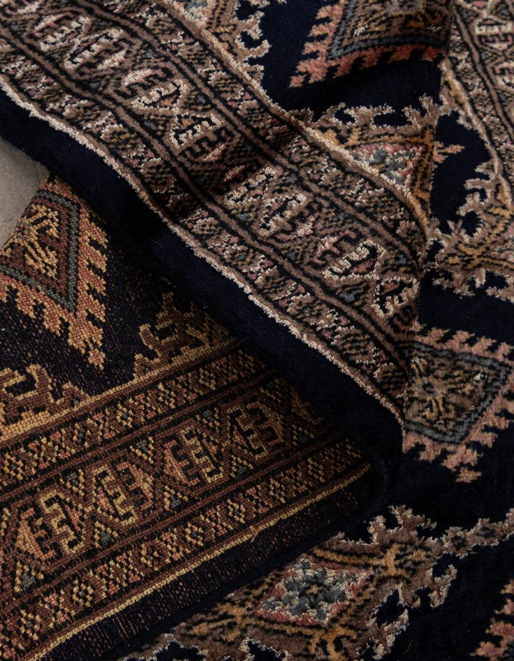 Detail image of 2' 1 x 6' 1  Hand Knotted Bokhara Oriental Runner Rug