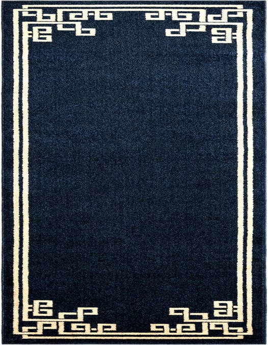 Detail image of 2' 7 x 10' Greek Key Runner Rug