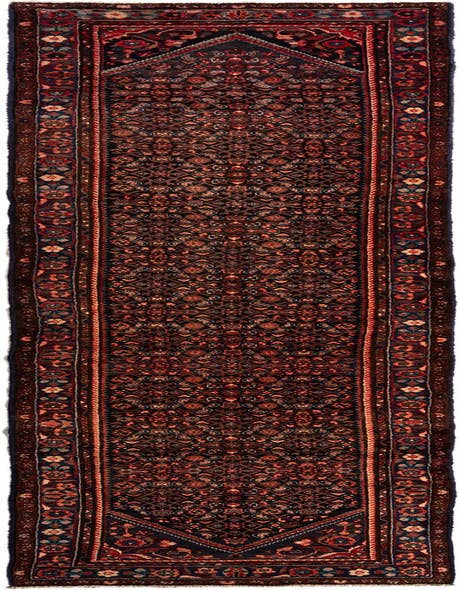 Detail image of 3' 6 x 16' 2 Hamedan Wool Runner Rug