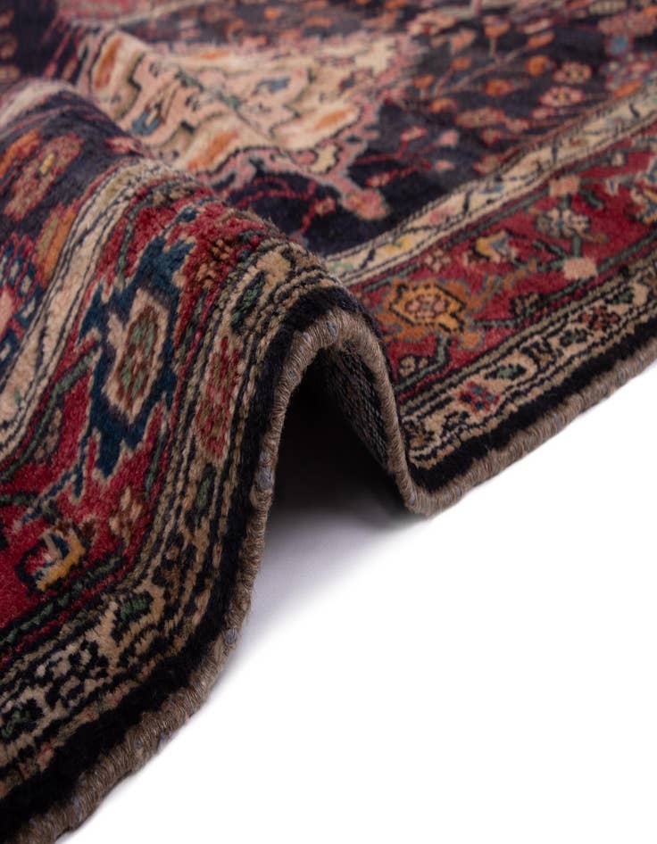 Detail image of 3' 6 x 10' Hamedan Wool Runner Rug