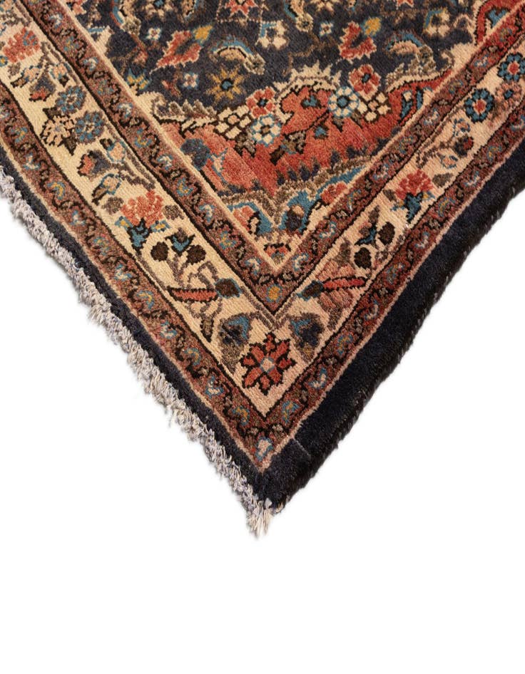 Detail image of 3' 6 x 12' 10 Hamedan Wool Runner Rug