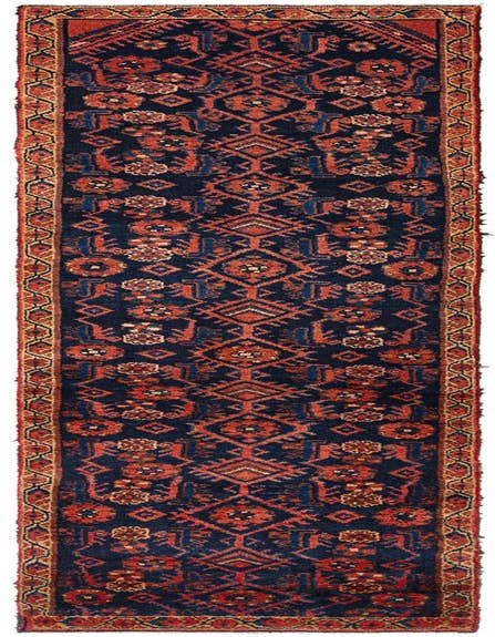 Detail image of 2' 1 x 10' 2 Hamedan Wool Runner Rug