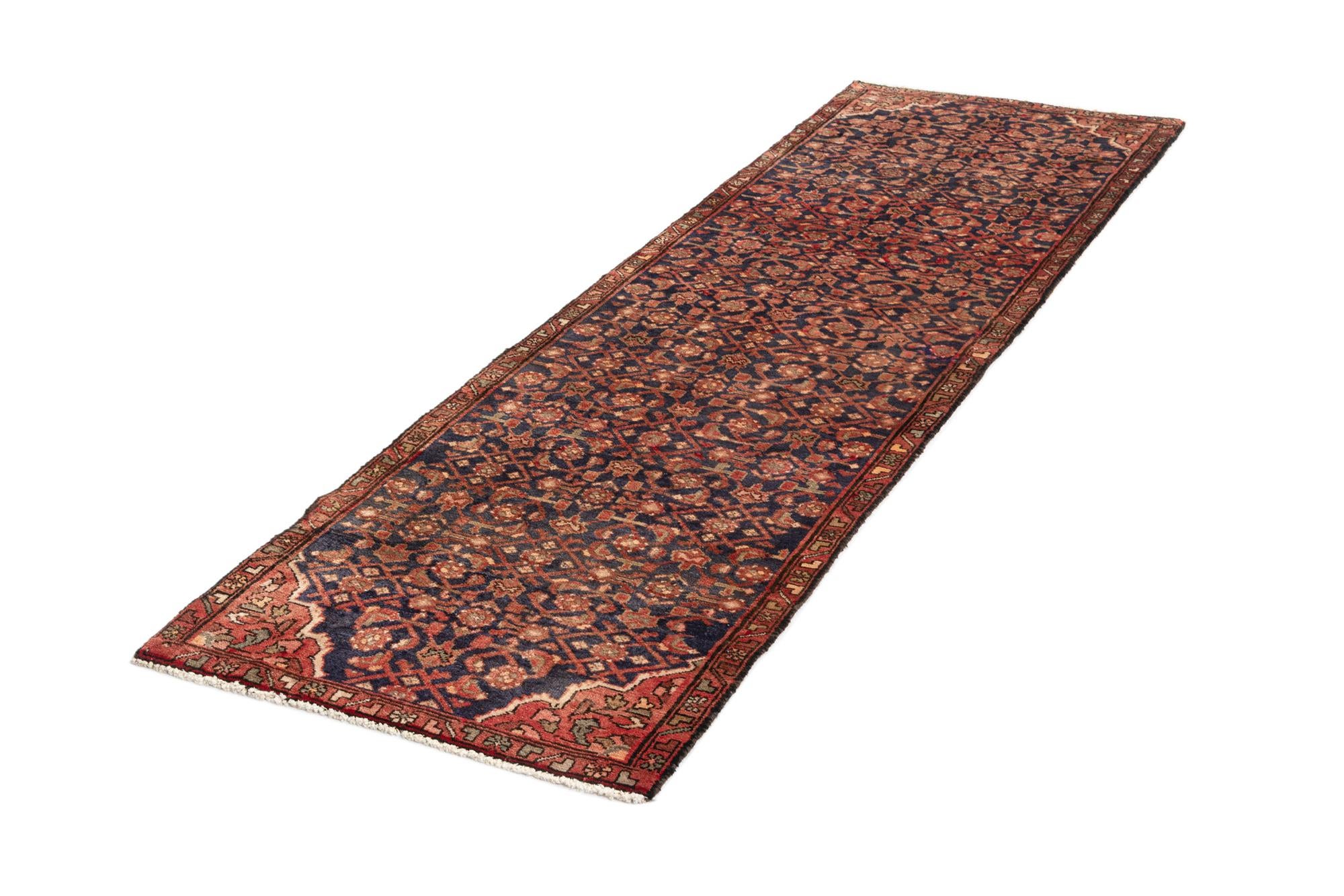 2' 9 x 9' 3 Hamedan Wool Runner Rug