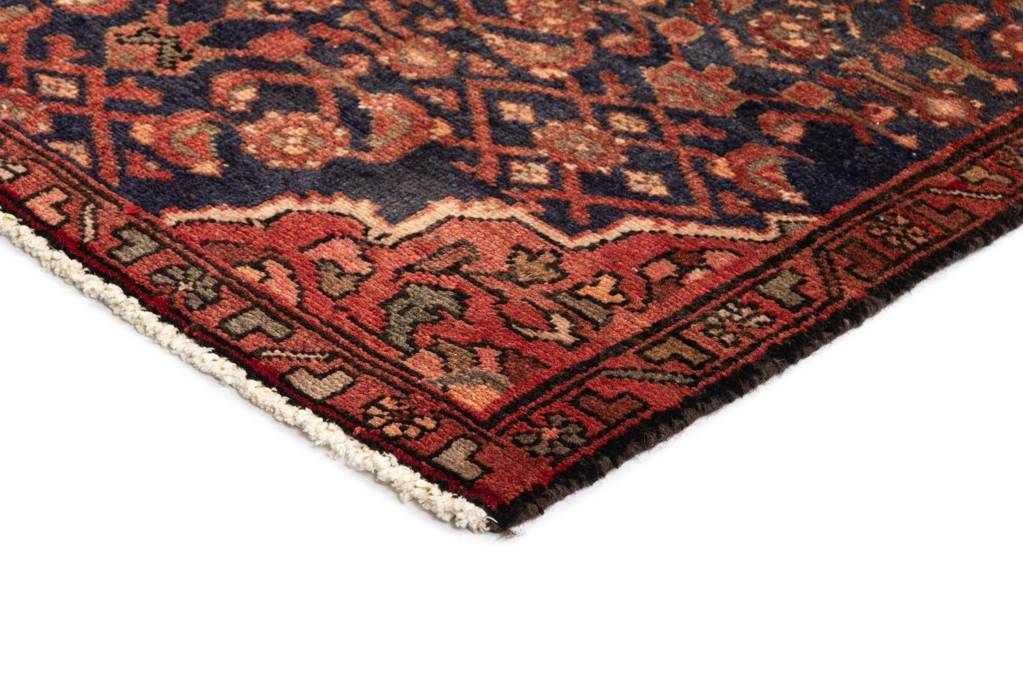 2' 9 x 9' 3 Hamedan Wool Runner Rug