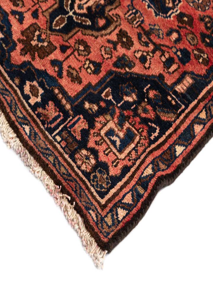 2' 8 x 9' 7 Hamedan Wool Runner Rug