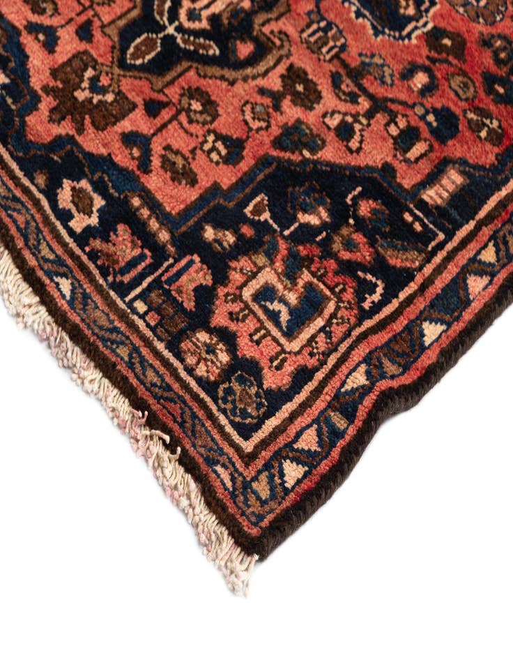 Detail image of 2' 8 x 9' 7 Hamedan Wool Runner Rug