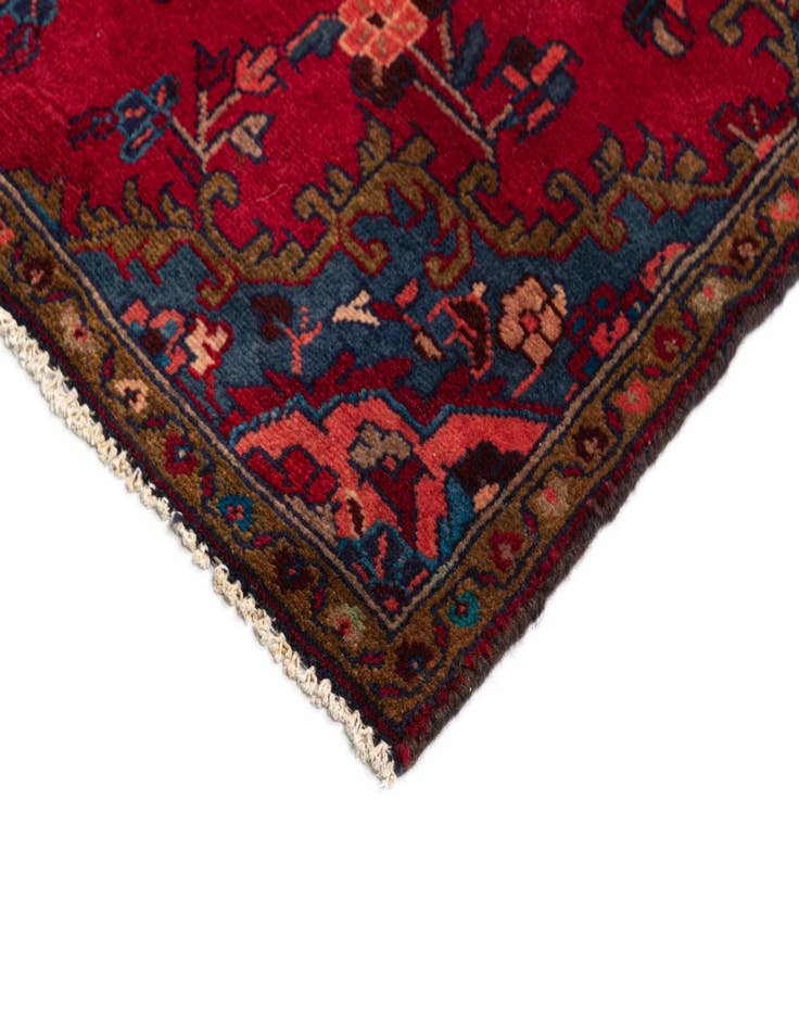 Detail image of 2' 9 x 9' Hamedan Wool Runner Rug
