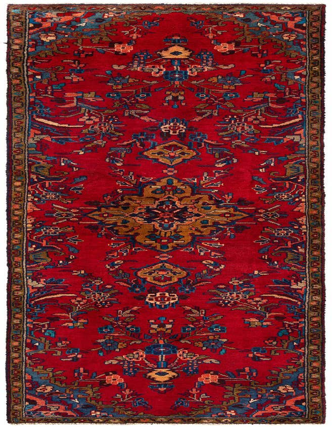 Detail image of 2' 9 x 9' Hamedan Wool Runner Rug