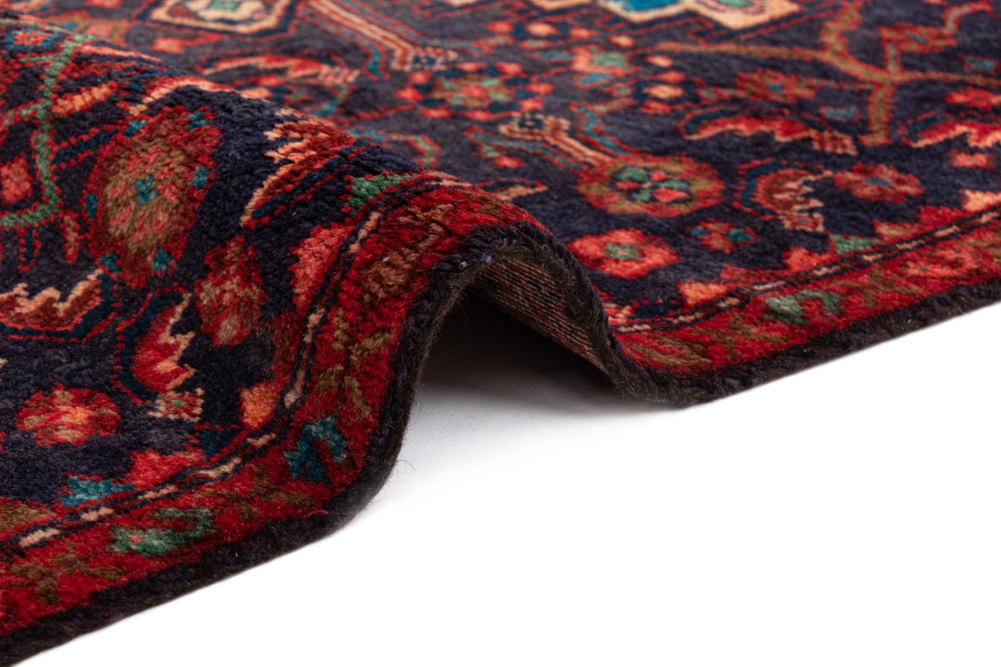 2' 8 x 9' 1 Hamedan Wool Runner Rug