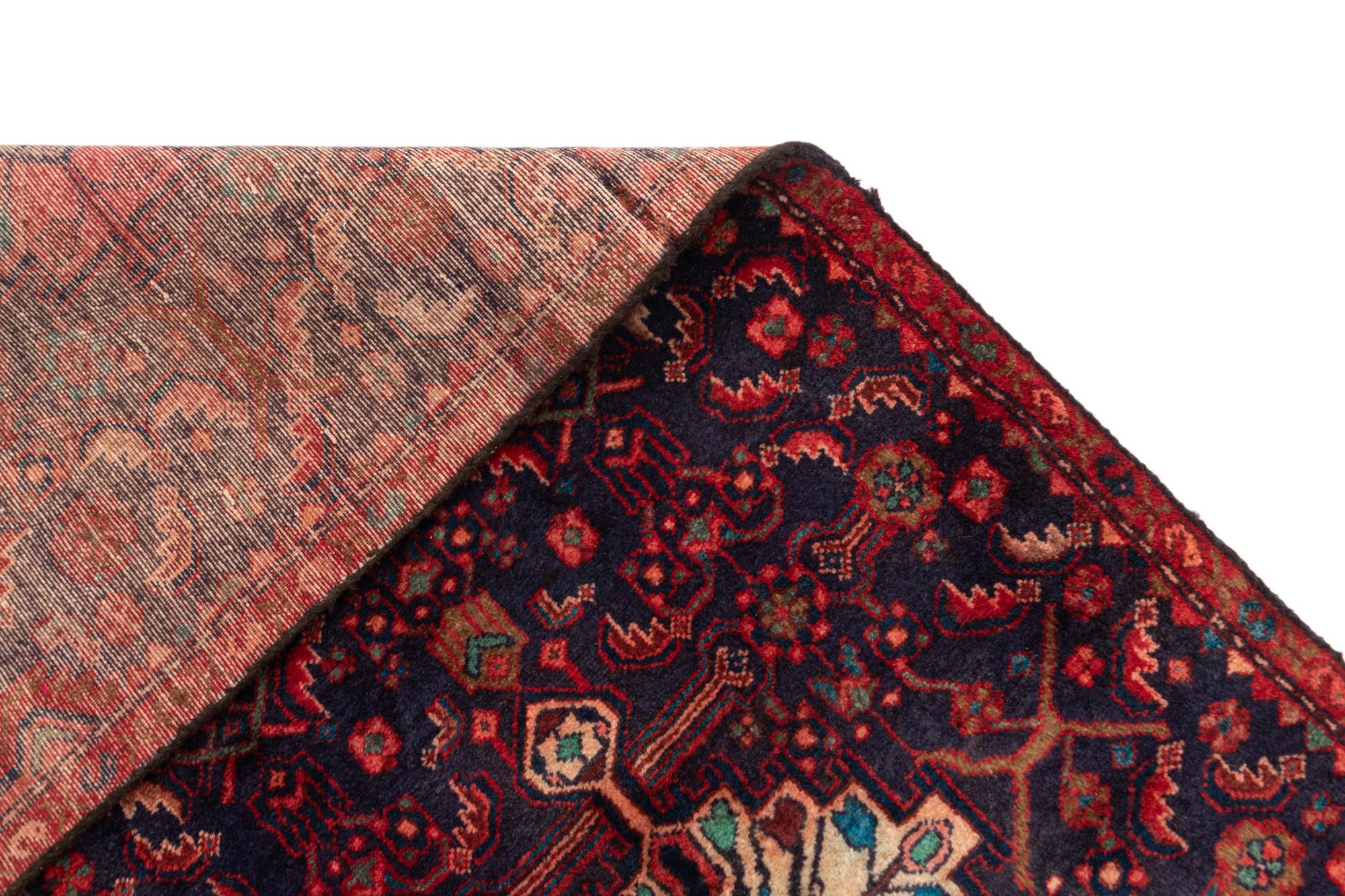 2' 8 x 9' 1 Hamedan Wool Runner Rug