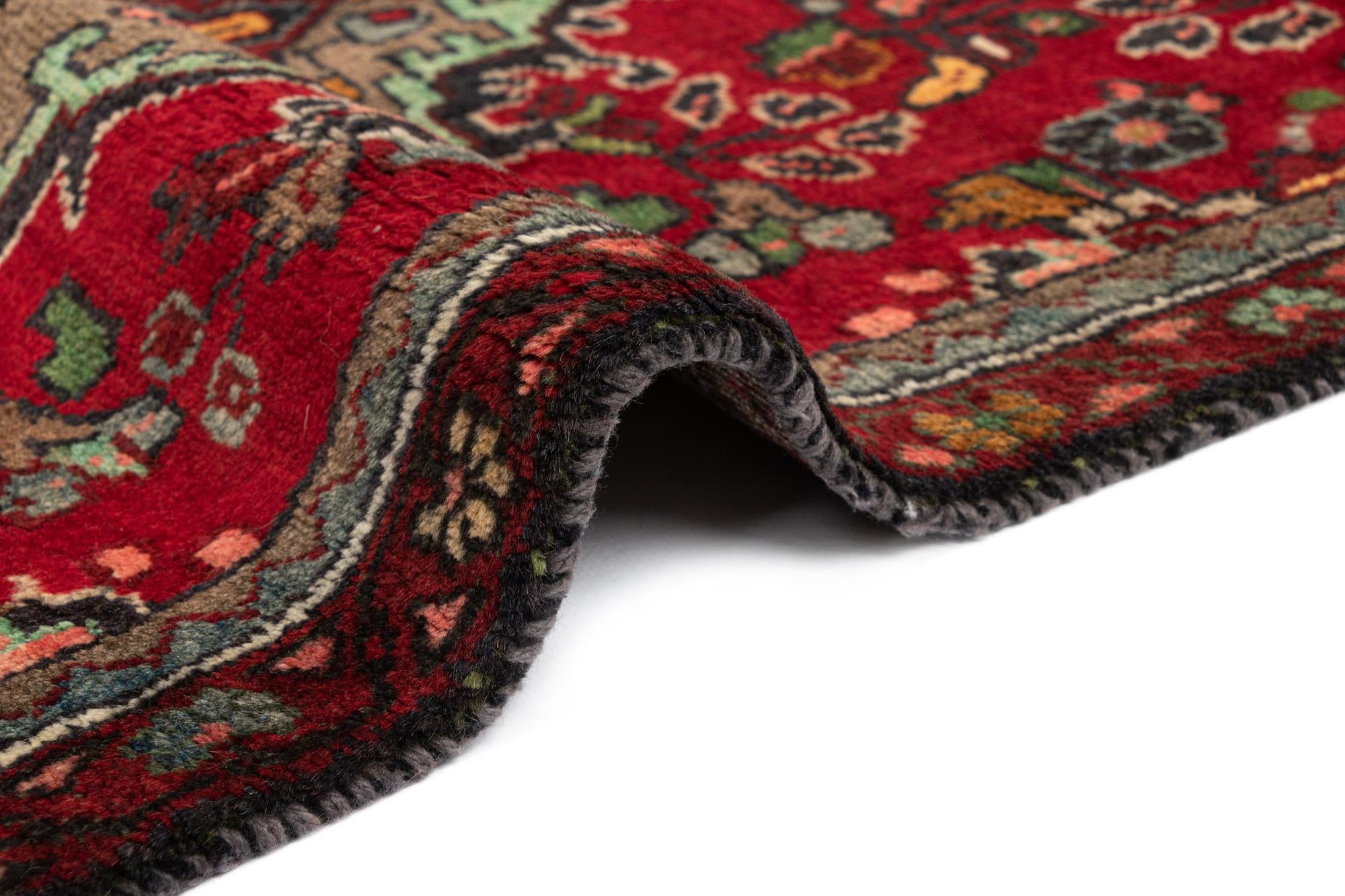 2' 6 x 9' 3 Hamedan Wool Runner Rug