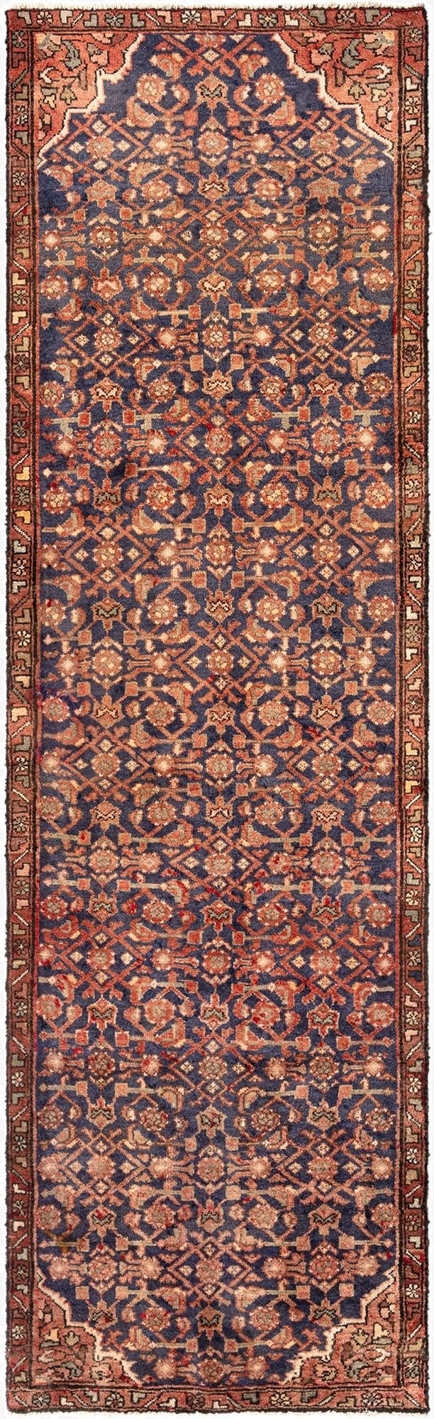 83cm x 282cm Hamedan Wool Runner Rug