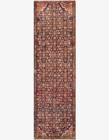 2' 9 x 9' 3 Hamedan Wool Runner Rug