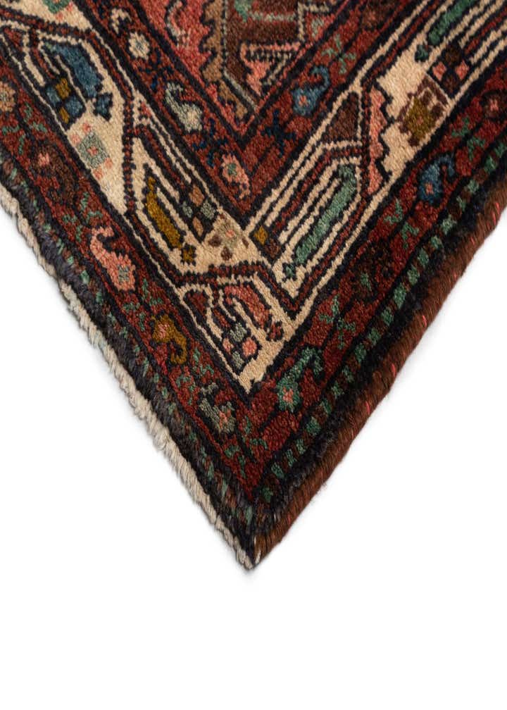 3' 6 x 11' 5 Hossainabad Wool Runner Rug