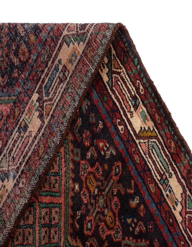 Detail image of 3' 6 x 11' 5 Hossainabad Wool Runner Rug