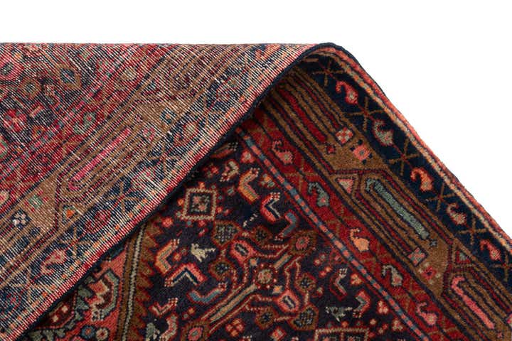 3' 8 x 10' 7 Hossainabad Wool Runner Rug