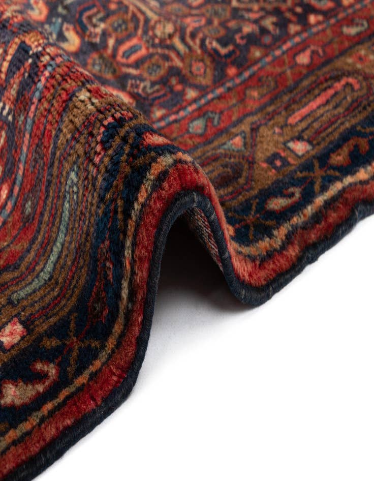 Detail image of 3' 8 x 10' 7 Hossainabad Wool Runner Rug