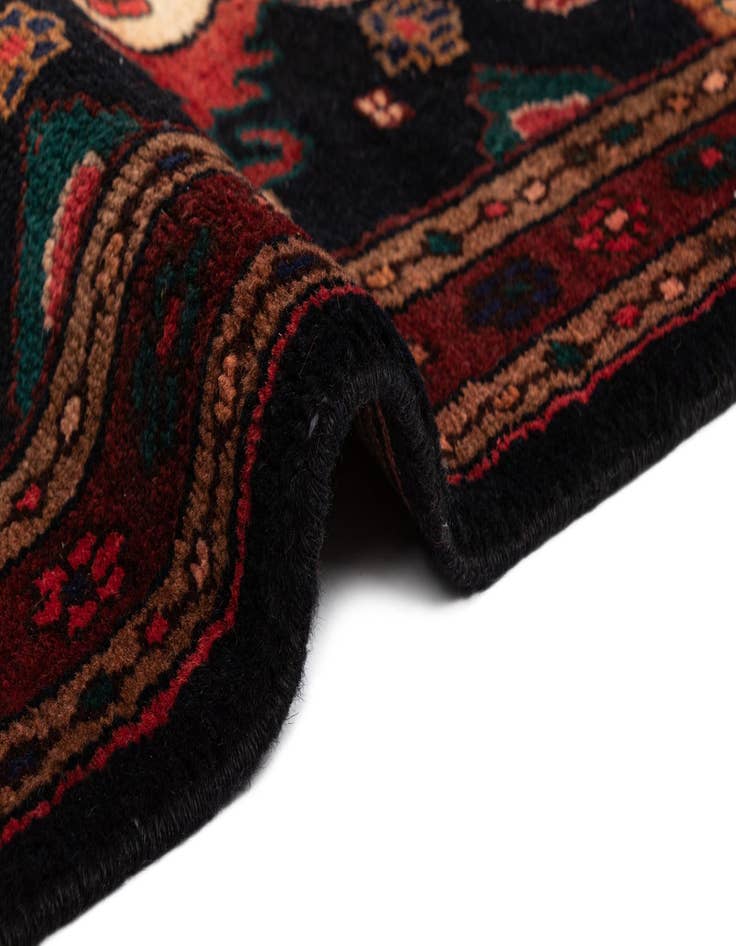 Detail image of 3' 7 x 9' 9 Hossainabad Wool Runner Rug
