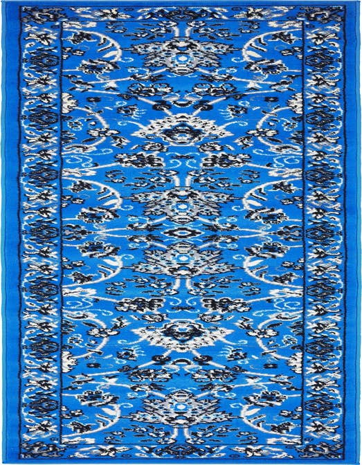 Detail image of 2' x 8' 2 Kashan Design Runner Rug