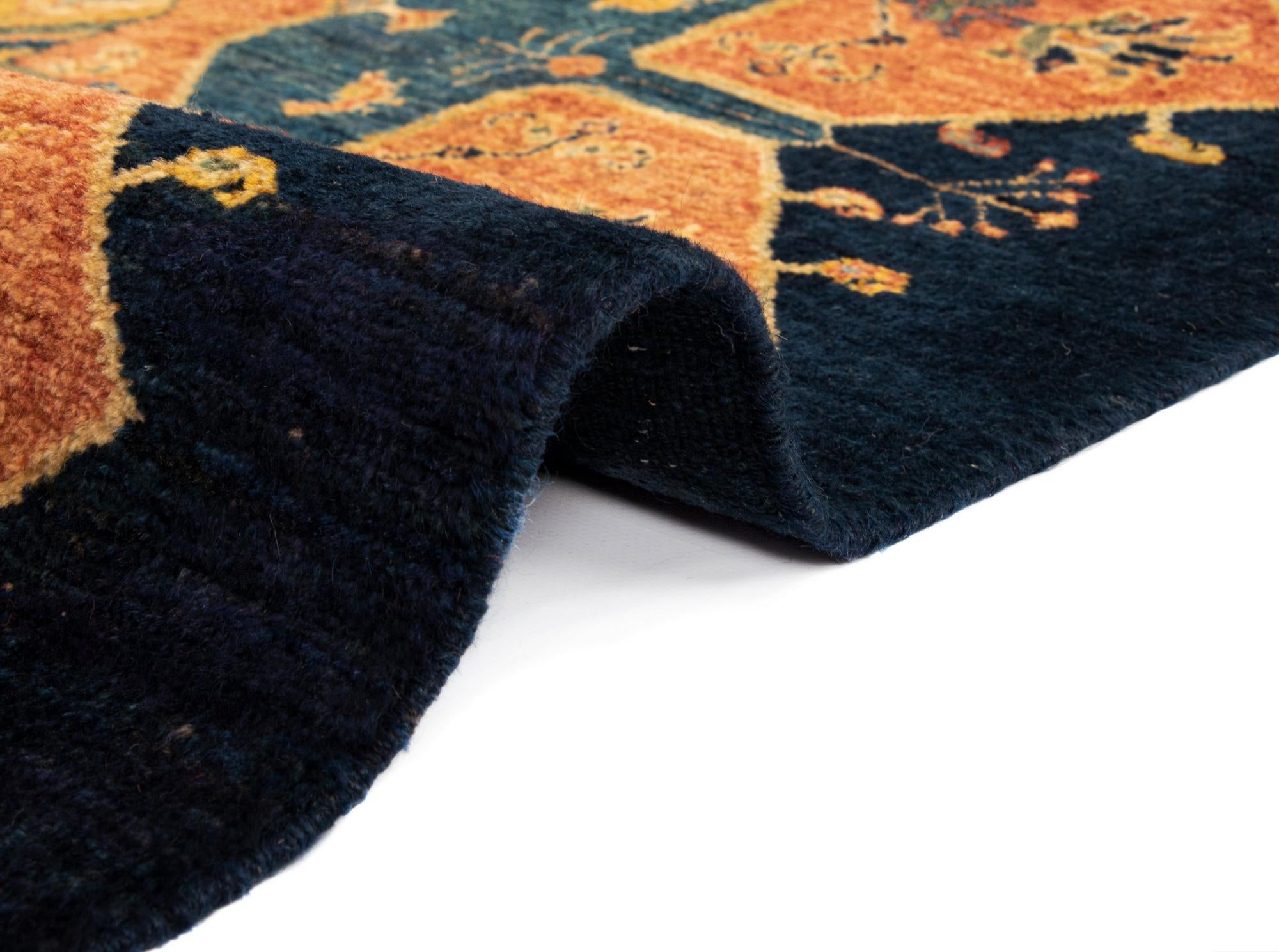 3' 2 x 11' 2 Luribaft Wool Runner Rug