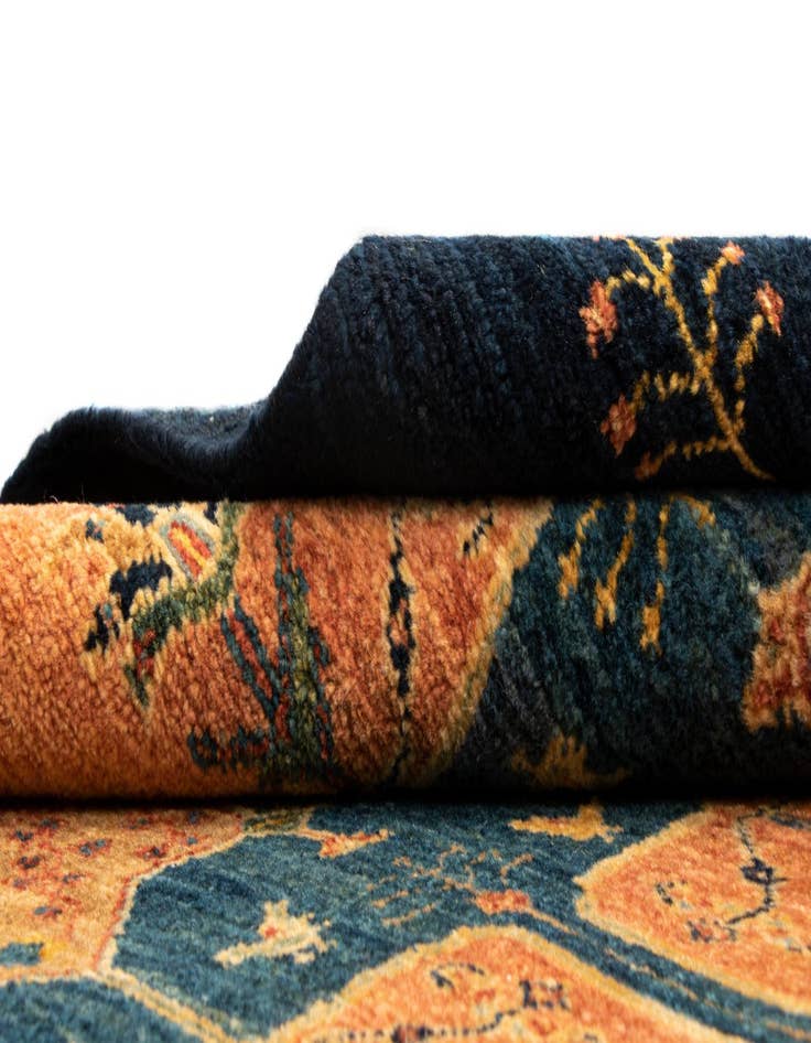 Detail image of 3' 2 x 11' 2 Luribaft Wool Runner Rug